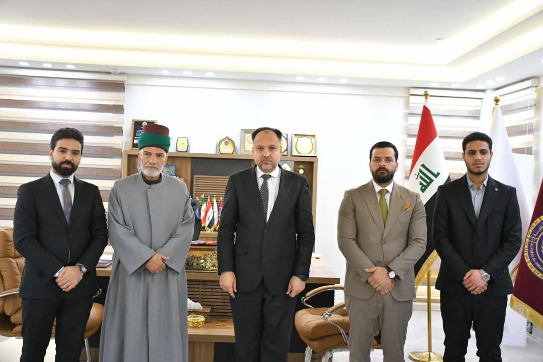 جامعة الفرات الأوسط تستقبل وفد العتبة العباسية المقدسة .