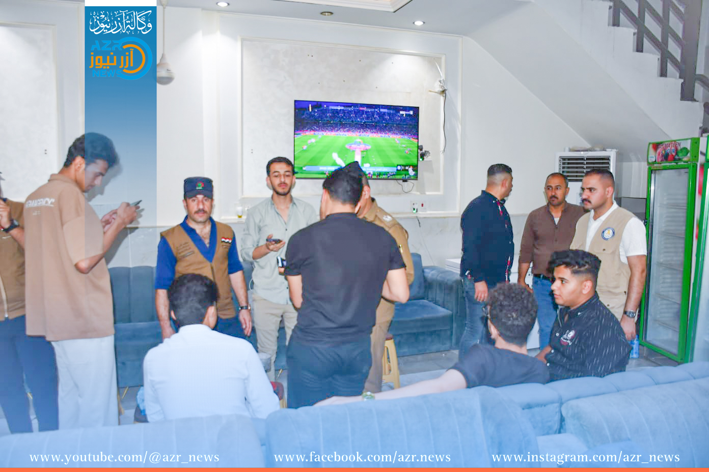 جولة لمتابعة عمل المقاهي في كربلاء وتأكيد الإلتزام بالقوانين.