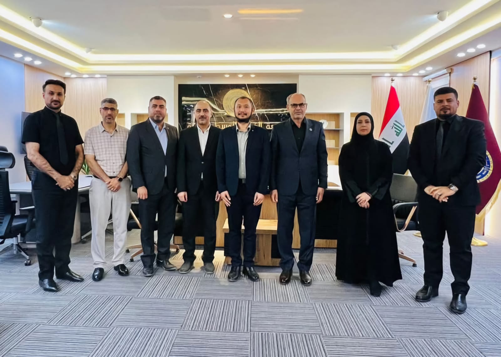 جامعة الفرات التقنية تستقبل وفدًا من اليونسكو لبحث تعزيز فرص التوظيف ومواجهة التغير المناخي في العراق