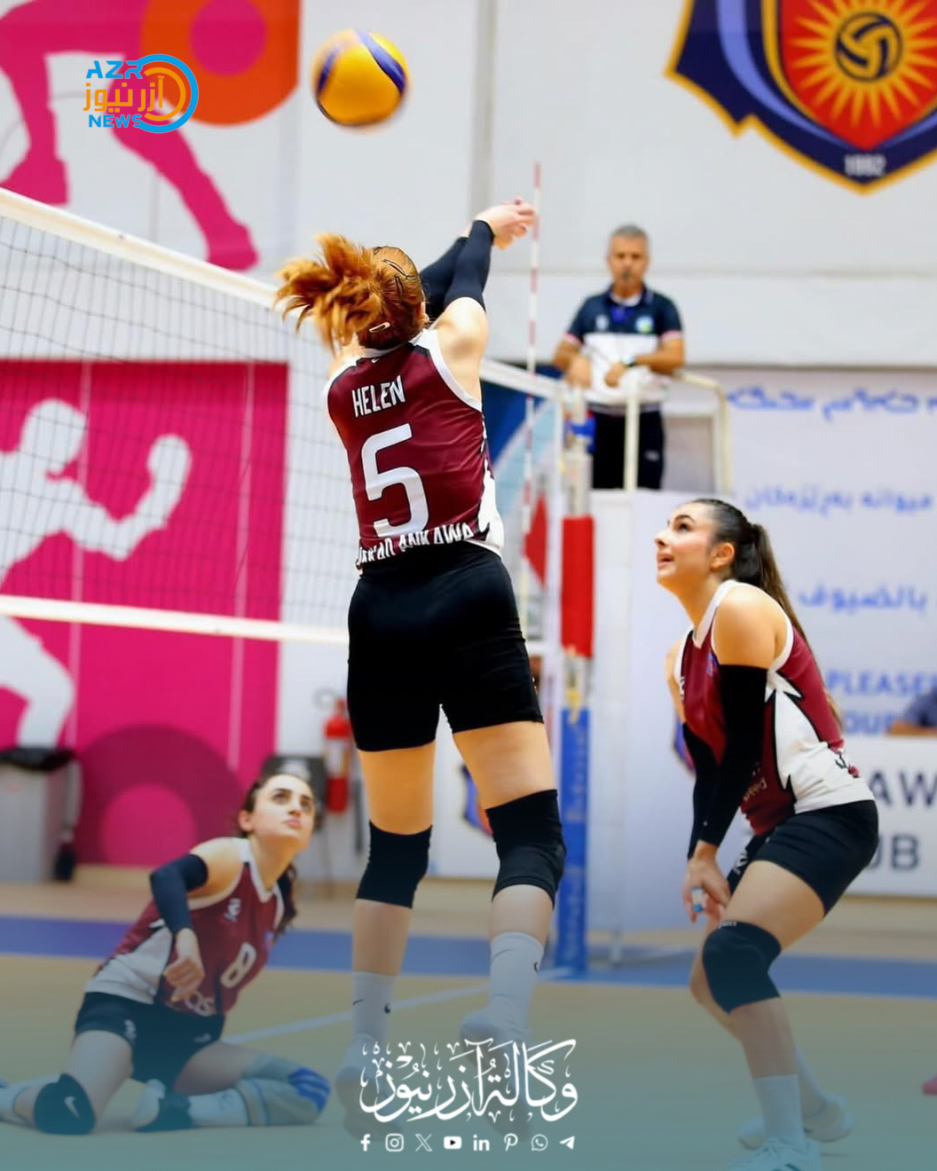 سيدات أكاد عنكاوا تواصل الدفاع عن لقبهن بفوز ساحق على سيدات دربندخان