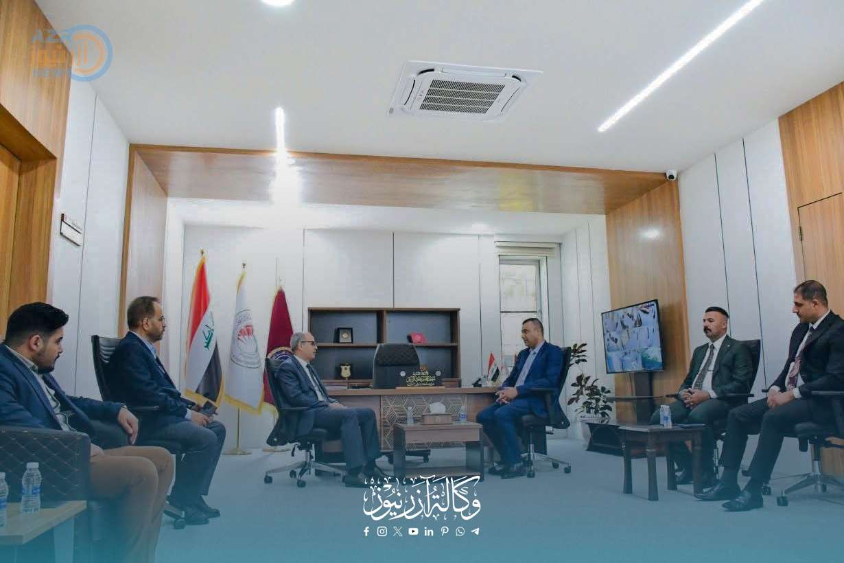 جامعة الفرات الأوسط التقنية تستقبل رئيس اتحاد الحقوقيين فرع النجف الأشرف لتعزيز التعاون المشترك